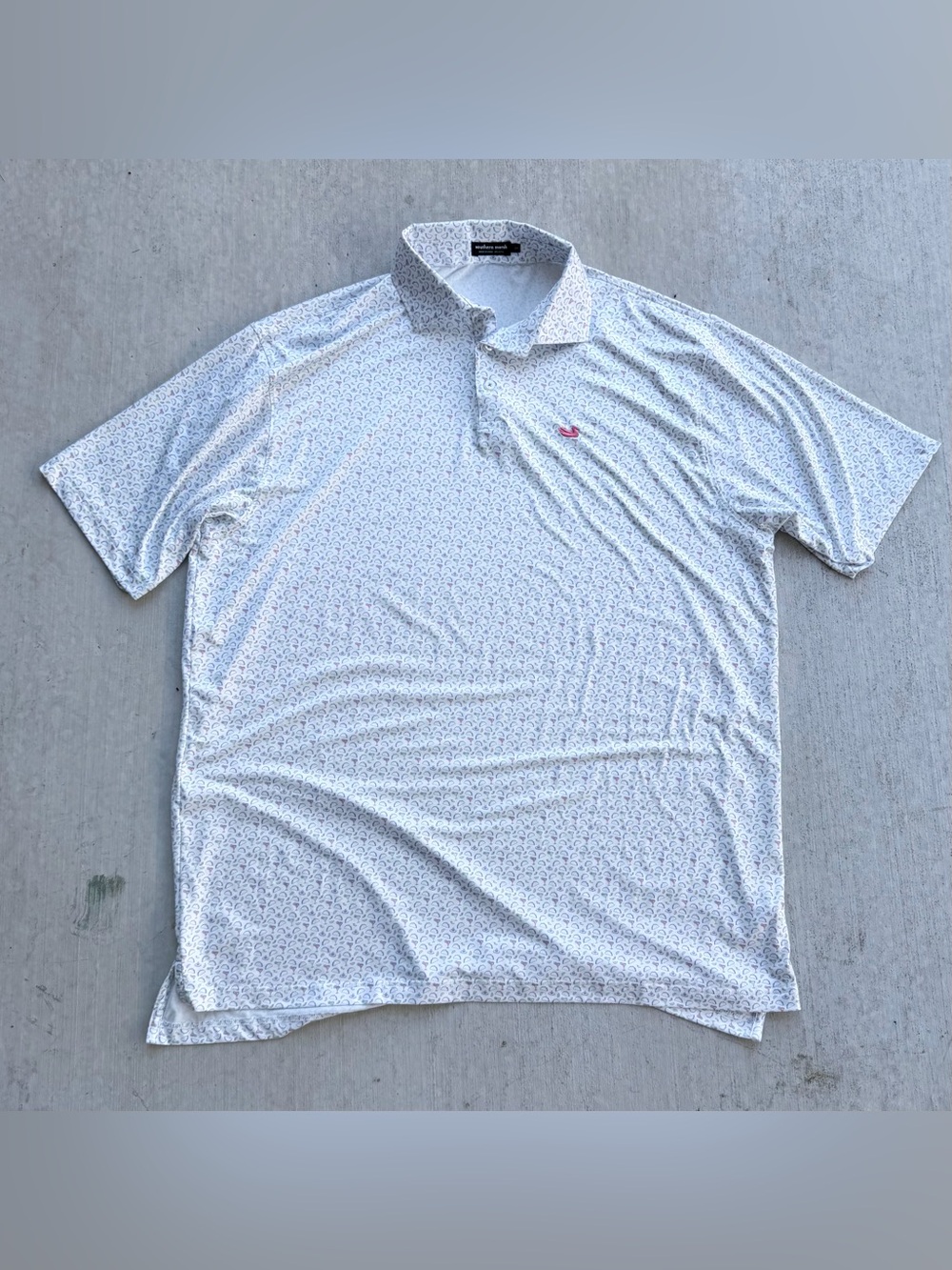 Southern Marsh Golf Polo All Over Print Tacos Size 2XL Stretch
